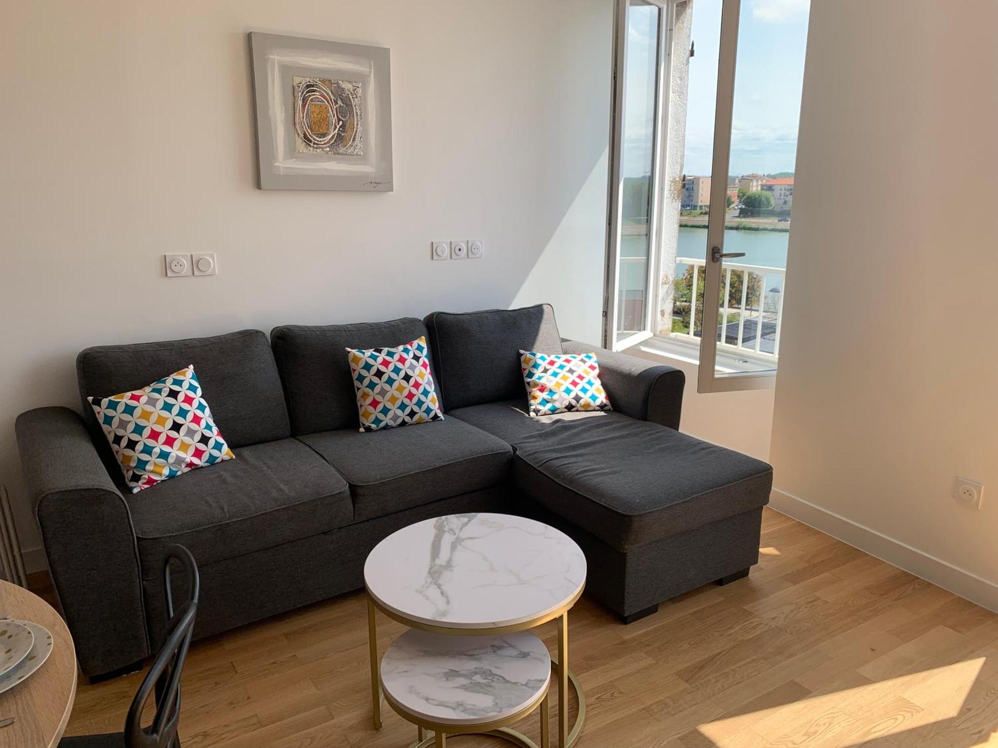 Appartement Neuf, Vue Sur Saone Mâcon Esterno foto